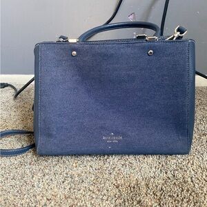Denim kate spade crossbody purse